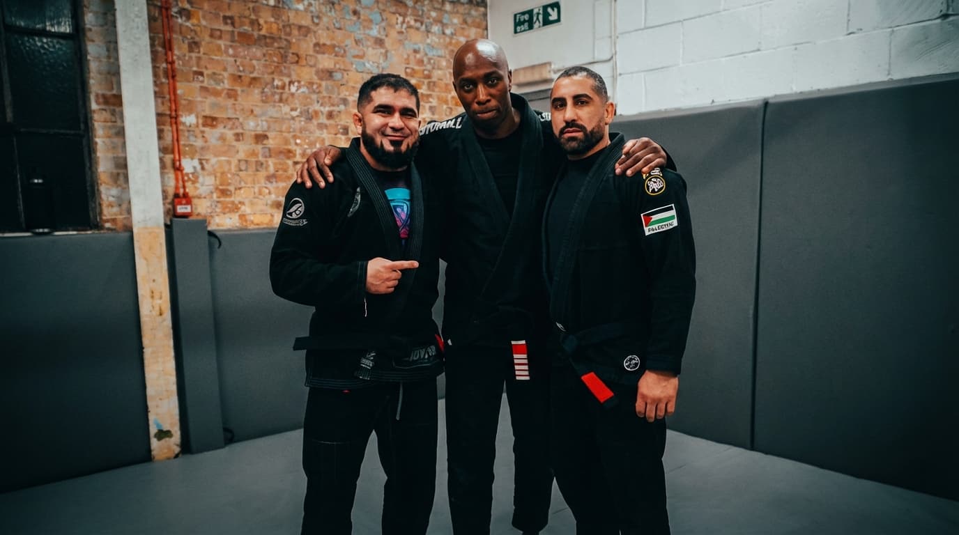 Receiving Black Belt from Jude Samuel