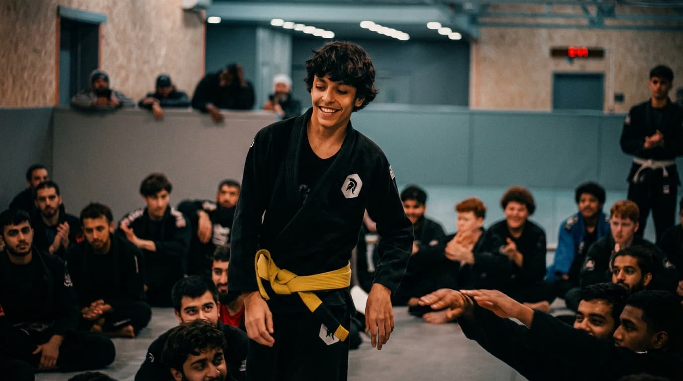 Belt grading ceremony